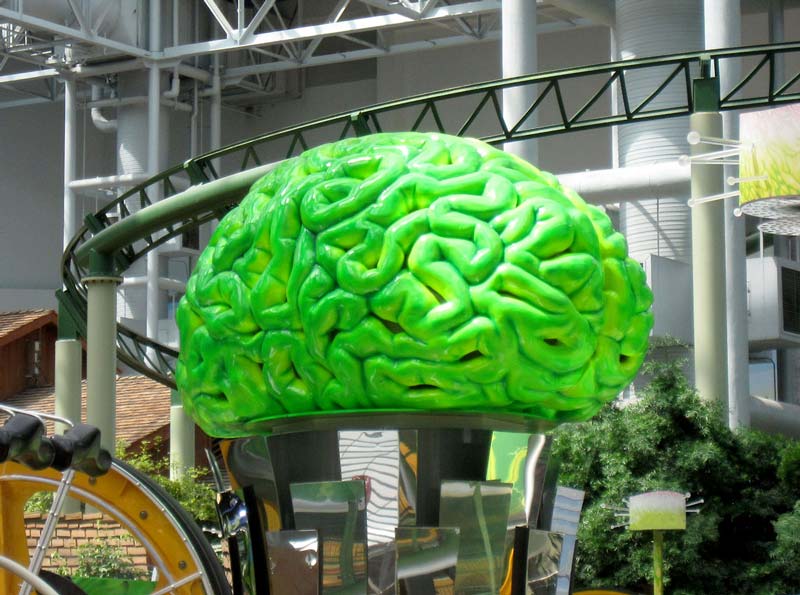 15ft Brain Ride Topper for Mall of America – Nickelodeon Universe