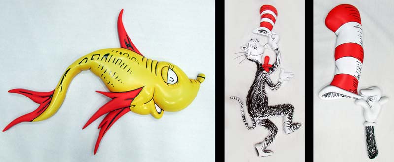 Dr. Seuss Wall Elements for Carnival Cruise Lines