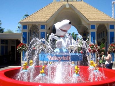 5ft Snoopy & Woodstocks Water Fountain for Valleyfair Amusement Park