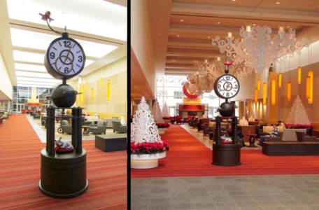 13ft Great Hall Bronze Clock for Target