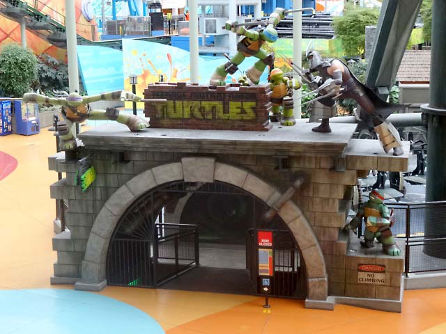 Shell Shock TMNT Ride Entrance for Mall of America – Nickelodeon Universe