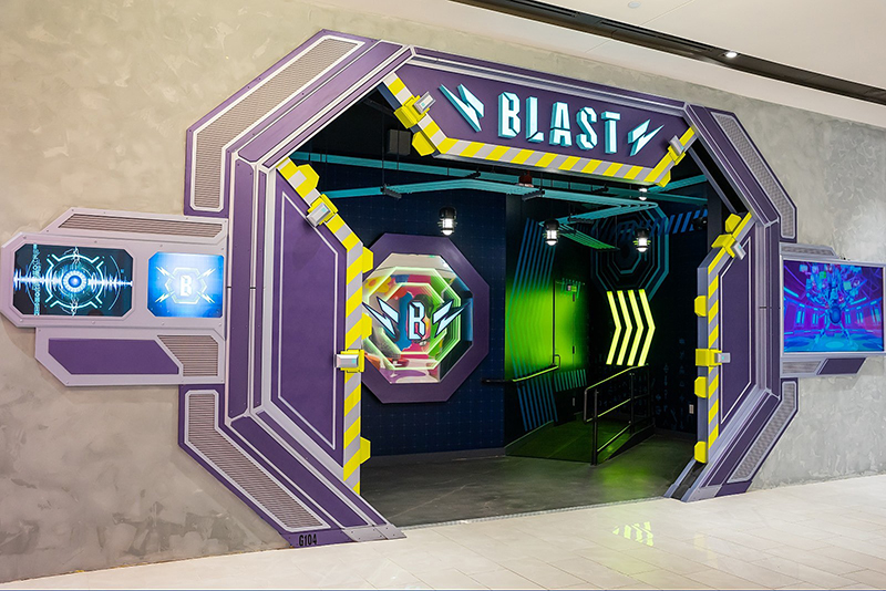 Blast 7D Entrance Portal and Infinity Mirror