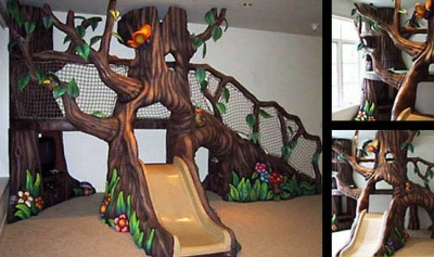 Treehouse Play Feature for a Private Residence