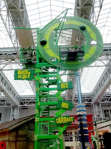 24ft Zipline Target and Signs for Mall of America