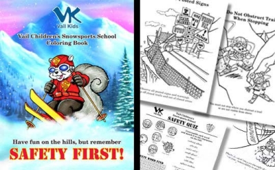 Safety Coloring Book for Vail Resort