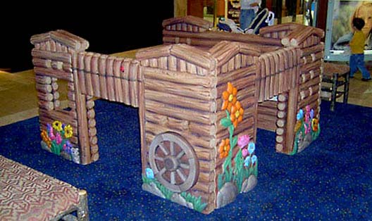 Fort Play Feature for Park Meadows Mall