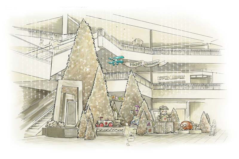 Santaland Concept Rendering for Mall of America
