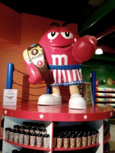 5ft Red Boxer M&M for Mars World