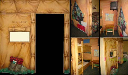 Kid Camp Kids Hotel Rooms for Great Wolf Resort