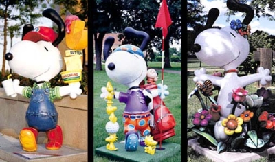 6ft Snoopy Statues for St. Paul