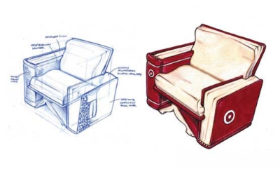 Ready. Sit. Read. Chair Concept for Target