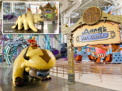 17' x 11' Appa & Aang Photo Opp and Themed 15' Entry Portal