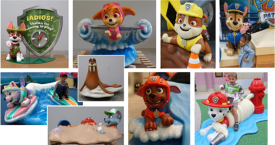 Paw Patrol Character Sculptures for the Adventure Bay Play Area