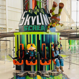 Skyline Screamer Nickelodeon Character Sculptures