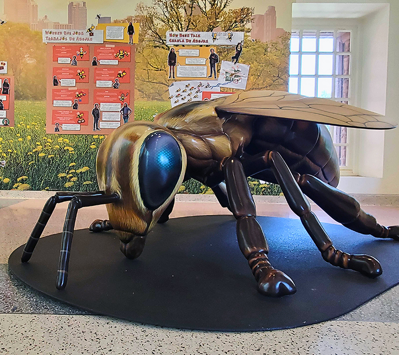 7' Bee Sculpture for "Jane Goodall's Endangered Animal Experience" Exhibit