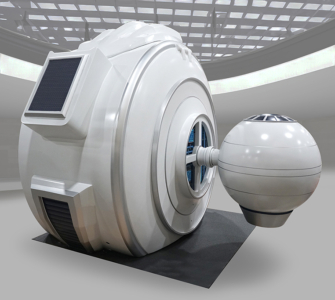 Flying Pod for Jane Goodall Traveling Exhibit