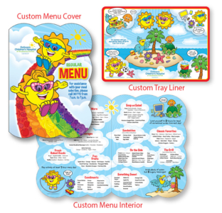 Themed Food Service Printed Materials