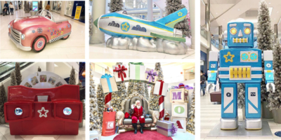 Oversize Toy Holiday Themed Photo Opp Sculptures