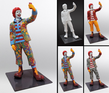 Custom 6ft Selfie Ronald Statue for McDonald's