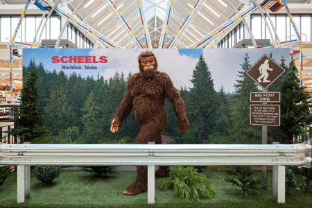 Bigfoot Photo Opp at Scheels Sporting Goods