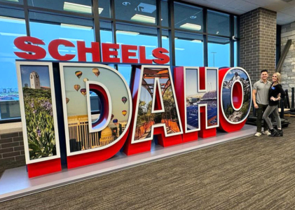 Scheels IDAHO Dimensional Letters Photo Opp