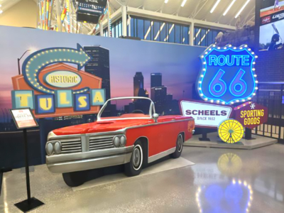 Route 66 Themed Photo Opp - Scheels Sporting Goods