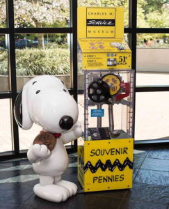 4' Snoopy Sculpture for Souvenir Pennies Machine Photo Opp