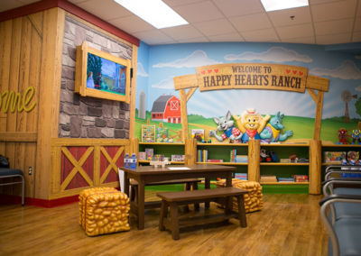 Ranch-Themed Waiting Room for Children's Oncology Department