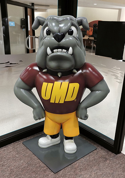 Custom University of MN Duluth Champ Bulldog